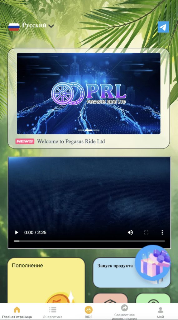 PRL Pegasus Ride LTD